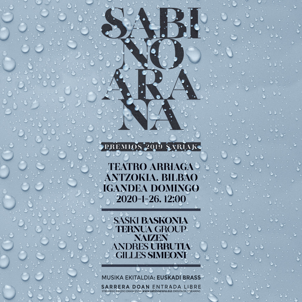 Premios Sabino Arana Sariak 2019