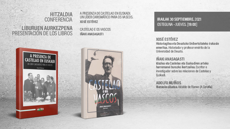 Conferencia/Presentación de libros / Hitzaldia/Liburuen aurkezpena